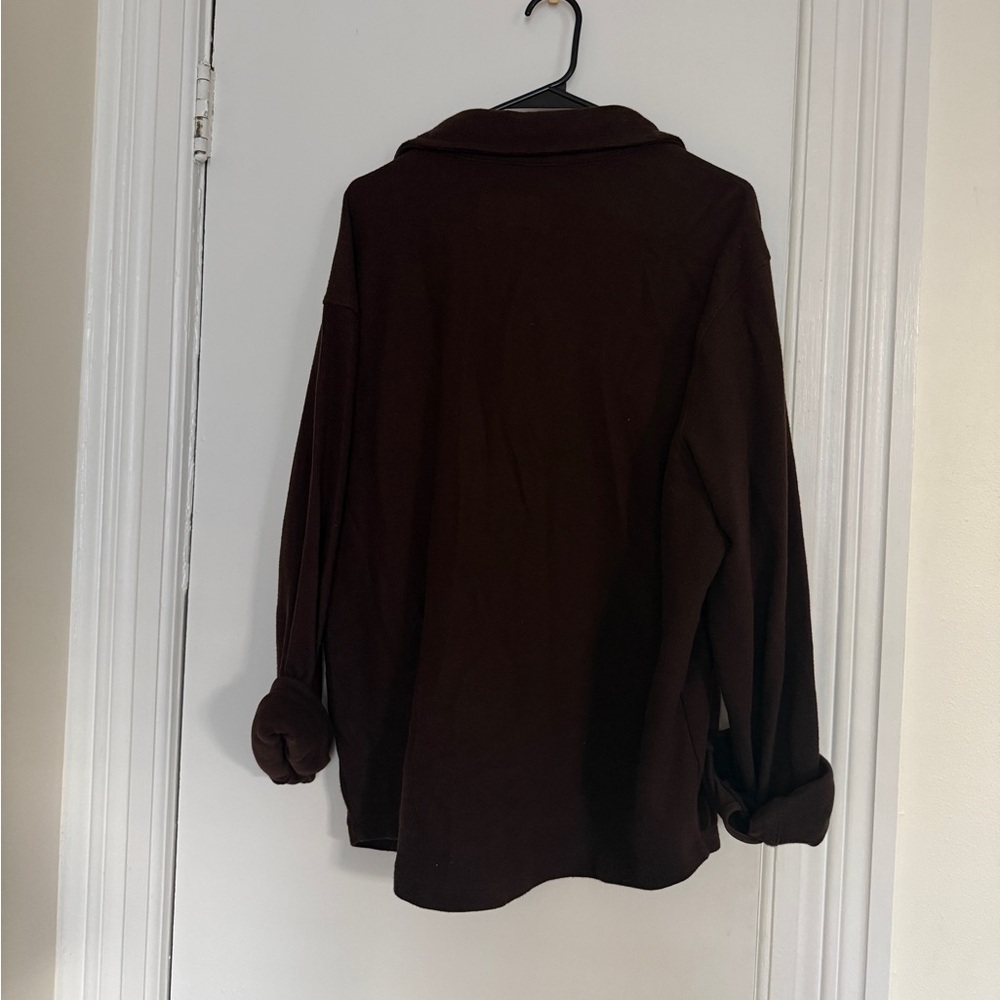 Goodfellow Brown Button Down - image 2